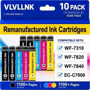 Remanufactured Replacement for 812XL WF-7840 Ink Cartridges Combo Pack Remanufactured Replacement for 812XL WF-7840 Ink Cartridges Combo Pack