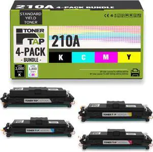 TonerTap 210A Toner Cartridges 4-Pack TonerTap 210A Toner Cartridges 4-Pack
