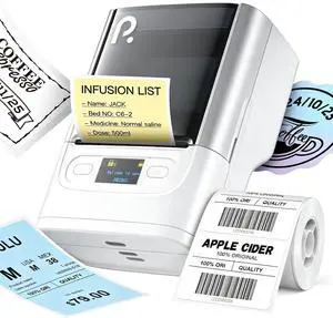 POLONO PM220S Bluetooth Thermal Label Maker, Portable Sticker Printer with 2'' x 1.18'' Label Tape, Easy to Use Label Machine for Home Office Business, Cream POLONO PM220S Bluetooth Thermal Label Maker, Portable Sticker Printer with 2'' x 1.18'' Label Tape, Easy to Use Label Machine for Home Office Business, Cream