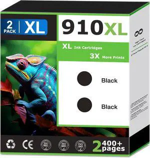 910XL Black Ink Cartridges Combo Pack Replacement for HP 910 XL Black Ink Cartridges, Compatible With OfficeJet Pro 8020 8021 8022 8023 8024 8025 8026 8028 8035, with Upgraded Chip V19.7.1(2 Black) 910XL Black Ink Cartridges Combo Pack Replacement for HP 910 XL Black Ink Cartridges, Compatible With OfficeJet Pro 8020 8021 8022 8023 8024 8025 8026 8028 8035, with Upgraded Chip V19.7.1(2 Black)