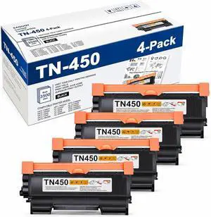 TN450 Black High Yield Toner Cartridge 4-Pack Compatible Brother TN450 Toner Cartridge TN 450 Works with HL-2270DW HL-2280DW HL-2240 MFC-7360N MFC-7460DN MFC-7860DW IntelliFax 2840 2940 Printer TN450 Black High Yield Toner Cartridge 4-Pack Compatible Brother TN450 Toner Cartridge TN 450 Works with HL-2270DW HL-2280DW HL-2240 MFC-7360N MFC-7460DN MFC-7860DW IntelliFax 2840 2940 Printer