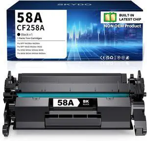 Compatible for 58A Black Toner Cartridge (with chip) for HP CF258A,1 Black Compatible for 58A Black Toner Cartridge (with chip) for HP CF258A,1 Black