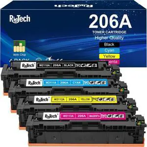 206A Toner Cartridge for HP 206X 206 W2110A for M283fdw M283cdw M255dw 206A Toner Cartridge for HP 206X 206 W2110A for M283fdw M283cdw M255dw