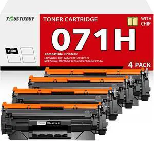 071H/071 high Yield Toner Cartridge Replacement for Canon 071H/071/CRG-071 Toner Cartridge with Canon imageCLASS LBP122dw MF273dw MF275dw lbp120dw Printer 071H/071 high Yield Toner Cartridge Replacement for Canon 071H/071/CRG-071 Toner Cartridge with Canon imageCLASS LBP122dw MF273dw MF275dw lbp120dw Printer