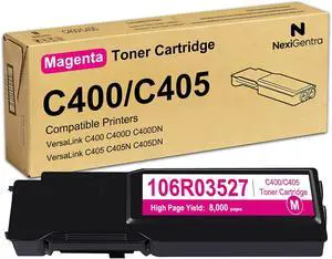 VersaLink C400 C405 Magenta Toner Cartridge 106R03527 High Yield 8,000 Page VersaLink C400 C405 Magenta Toner Cartridge 106R03527 High Yield 8,000 Page