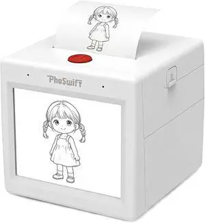 AI Sticker Printer for Kids Mini Smart Voice Sticker Maker with Screen & Inkless Thermal Printer, Instant Print, Smart AI App, for Study, DIY & Gifting AI Sticker Printer for Kids Mini Smart Voice Sticker Maker with Screen & Inkless Thermal Printer, Instant Print, Smart AI App, for Study, DIY & Gifting