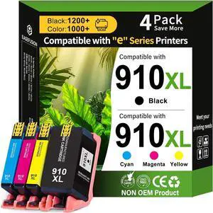 910XL Ink Cartridges Combo Pack Replacement for HP 910XL Ink Cartridges 910XL Ink Cartridges Combo Pack Replacement for HP 910XL Ink Cartridges