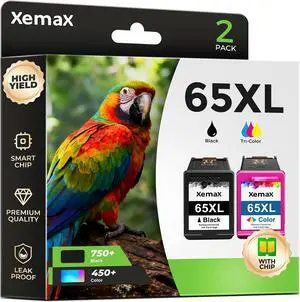 65XL Black and Color Ink Cartridges Combo Pack (Black Tri-Color) 65XL Black and Color Ink Cartridges Combo Pack (Black Tri-Color)