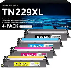 TN229 TN229XL Toner Cartridge 4-Pack High Yield 229XL Toner HL-L3220CDW TN229 TN229XL Toner Cartridge 4-Pack High Yield 229XL Toner HL-L3220CDW