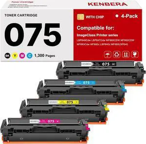 075 Toner Cartridge Set Compatible for Canon 075 075H Color ImageCLASS 075 Toner Cartridge Set Compatible for Canon 075 075H Color ImageCLASS