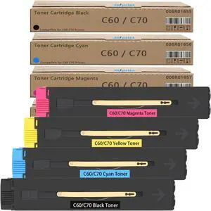 SkyPrint C60 C70 Toner Cartridge High Yield Replacement for Xerox Color C60 C70 Toner Black Cyan Magenta Yellow Compatible for Xerox Color C60 C70 Printer 006R01655 006R01656 006R01657 006R01658 SkyPrint C60 C70 Toner Cartridge High Yield Replacement for Xerox Color C60 C70 Toner Black Cyan Magenta Yellow Compatible for Xerox Color C60 C70 Printer 006R01655 006R01656 006R01657 006R01658