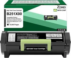 High Yield B251X00 Toner Cartridge Compatible with Lexmark B2546 Printer High Yield B251X00 Toner Cartridge Compatible with Lexmark B2546 Printer
