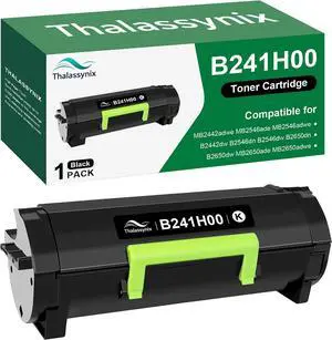 B241H00 Toner Cartridge Compatible for Lexmark B241H00 Black High Yield Toner Cartridges for B231000 Toner for B2338 B2442 B2546 B2650 MB2338 MB2442 MB2546 MB2650 Laser Printer 6,000 Pages Black B241H00 Toner Cartridge Compatible for Lexmark B241H00 Black High Yield Toner Cartridges for B231000 Toner for B2338 B2442 B2546 B2650 MB2338 MB2442 MB2546 MB2650 Laser Printer 6,000 Pages Black