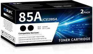 85A CE285A Toner Cartridge High Yield (Black, 2-Pack) 85A CE285A Toner Cartridge High Yield (Black, 2-Pack)