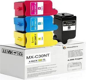 MasaiMara MX-C30NT MXC30NT Toner Cartridges for Sharp MX-C250F MX-C300P MX-C300W MX-C301W MX-C303W MX-C303WH MX-C304WH MX-C304W MX-C305W MX-C306W Printers (MX-C30NT-B MX-C30NT-C MX-C30NT-M MX-C30NT-Y) MasaiMara MX-C30NT MXC30NT Toner Cartridges for Sharp MX-C250F MX-C300P MX-C300W MX-C301W MX-C303W MX-C303WH MX-C304WH MX-C304W MX-C305W MX-C306W Printers (MX-C30NT-B MX-C30NT-C MX-C30NT-M MX-C30NT-Y)