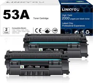 53A Toner Cartridge : 2 Pack 53A Replacement for HP 53A Q7553A 49A Q5949A Toner Cartridge for M2727 MFP M2727nf MFP M2727nfs MFP P2015 P2015d P2015dn P2015x Printer - Black 53A Toner Cartridge : 2 Pack 53A Replacement for HP 53A Q7553A 49A Q5949A Toner Cartridge for M2727 MFP M2727nf MFP M2727nfs MFP P2015 P2015d P2015dn P2015x Printer - Black