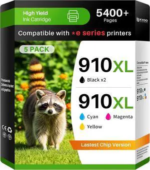 Skydo 910XL Ink Cartridges Combo Pack Compatible for HP 910 XL 8015e 8025e Skydo 910XL Ink Cartridges Combo Pack Compatible for HP 910 XL 8015e 8025e