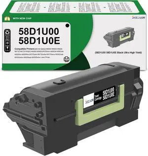 58D1U00 Ultra High Yield Toner Replacement for Lexmark 58D1U00 58D1U00 Ultra High Yield Toner Replacement for Lexmark 58D1U00