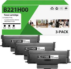 3 Pack B221H00 Black High Yield Toner Cartridge Works for Lexmark B2236 B2236dw MB2236 MB2236adw Printer (with New Chip) 3 Pack B221H00 Black High Yield Toner Cartridge Works for Lexmark B2236 B2236dw MB2236 MB2236adw Printer (with New Chip)