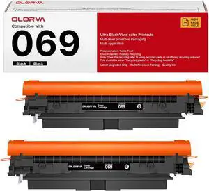 069 Toner Cartridge Set 2 Pack Replacement for Canon 069 Toner Cartridget 069 Toner Cartridge Set 2 Pack Replacement for Canon 069 Toner Cartridget