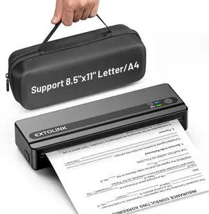 Portable Wireless Printer for Travel, Inkless Thermal Printer 2600mAh Portable Wireless Printer for Travel, Inkless Thermal Printer 2600mAh