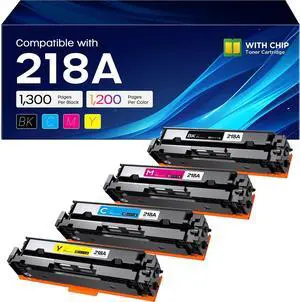 218A Toner Cartridge 4 Pack with Chip Replacement for HP 3301fdw 3301sdw 218A Toner Cartridge 4 Pack with Chip Replacement for HP 3301fdw 3301sdw