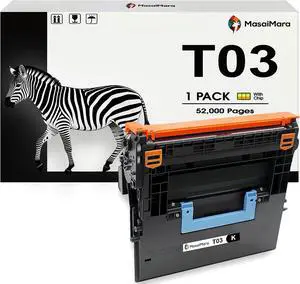 MasaiMara T03 Black Toner Cartridge for Canon ImageRunner Advance 525iF 525iFZ 615iF 615iFZ 715iF DX 527iF 617iF 617iFZ 717iF 719iF 719iFZ 619iF 619iFZ 529iF imageCLASS LBP X1861 X1871 Printer MasaiMara T03 Black Toner Cartridge for Canon ImageRunner Advance 525iF 525iFZ 615iF 615iFZ 715iF DX 527iF 617iF 617iFZ 717iF 719iF 719iFZ 619iF 619iFZ 529iF imageCLASS LBP X1861 X1871 Printer