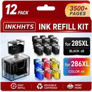 PG-285XL CL-286XL Ink Refill Kit for Canon PG-285 XL CL-286 XL Ink PG-285XL CL-286XL Ink Refill Kit for Canon PG-285 XL CL-286 XL Ink