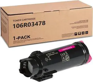 106R03478- Compatible for Xerox Phaser 6510/ Workcentre 6515 Magenta High Capacity Toner-Cartridge (2,400 Pages) 106R03478- Compatible for Xerox Phaser 6510/ Workcentre 6515 Magenta High Capacity Toner-Cartridge (2,400 Pages)