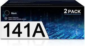 141A Black Toner Cartridge Set 2-Pack High Yield with Chip 141A Black Toner Cartridge Set 2-Pack High Yield with Chip