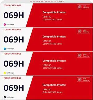 069H Toner Cartridge Set Compatible with Canon MF753Cdw, MF751Cdw,LBP674Cdw 069H Toner Cartridge Set Compatible with Canon MF753Cdw, MF751Cdw,LBP674Cdw