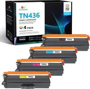 TN436 TN-436 Toner Cartridge 4 Pack Replacement for Brother TN436 TN 436 TN433 TN431 HL-L8360CDW HL-L8260CDW MFC-L8690CDW MFC-L8610CDW Printer Black Cyan Magenta Yellow (Black Cyan Magenta Yellow) TN436 TN-436 Toner Cartridge 4 Pack Replacement for Brother TN436 TN 436 TN433 TN431 HL-L8360CDW HL-L8260CDW MFC-L8690CDW MFC-L8610CDW Printer Black Cyan Magenta Yellow (Black Cyan Magenta Yellow)