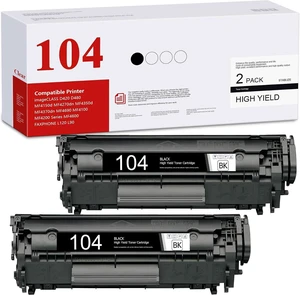104 Black Toner Cartridge CRG-104 High-Yield MF4150 MF4270 MF4370 L120 L90 104 Black Toner Cartridge CRG-104 High-Yield MF4150 MF4270 MF4370 L120 L90