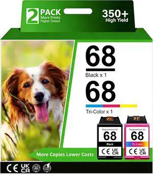 68 Ink Cartridges Replacement for HP 68 68XL Ink Cartridges 68 Ink Cartridges Replacement for HP 68 68XL Ink Cartridges