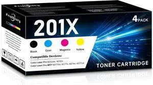 201X Toner Cartridges 4 pack High Yield (1Black/1Cyan/1Magenta/1Yellow) 201X Toner Cartridges 4 pack High Yield (1Black/1Cyan/1Magenta/1Yellow)