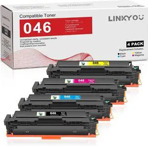 046 Toner Cartridge Set : 4 Pack CRG 046 Replacement for Canon 046 CRG046 Toner Cartridge for Imageclass MF654Cx LBP654Cdw i-SENSYS MF735Cdw MF733Cdw MF731Cdw Printer - Black/Cyan/Magenta/Yellow 046 Toner Cartridge Set : 4 Pack CRG 046 Replacement for Canon 046 CRG046 Toner Cartridge for Imageclass MF654Cx LBP654Cdw i-SENSYS MF735Cdw MF733Cdw MF731Cdw Printer - Black/Cyan/Magenta/Yellow