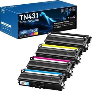 TN431 TN 431 Toner with Chip Compatible for Brother TN433 TN436 TN431 Work for Brother MFC-L8900CDW HL-L8360CDW HL-L8260CDW MFC-L8610CDW MFC-L8905CDW Printer, Black Cyan Magenta Yellow 4-Color TN431 TN 431 Toner with Chip Compatible for Brother TN433 TN436 TN431 Work for Brother MFC-L8900CDW HL-L8360CDW HL-L8260CDW MFC-L8610CDW MFC-L8905CDW Printer, Black Cyan Magenta Yellow 4-Color