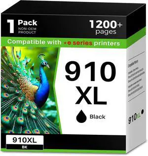 Q-image 910XL 8015e 8025e 910 Ink Cartridges Replacement for HP 910XL Ink Cartridges Combo Pack Work with OfficeJet 8015e 8022e OfficeJet Pro 8025e 8028e 8035e (Black,1 Pack) Q-image 910XL 8015e 8025e 910 Ink Cartridges Replacement for HP 910XL Ink Cartridges Combo Pack Work with OfficeJet 8015e 8022e OfficeJet Pro 8025e 8028e 8035e (Black,1 Pack)