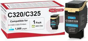 C320 C325 Cyan Toner Cartridge Compatible for Xerox 006R04820 C320 C325 Cyan Toner Cartridge Compatible for Xerox 006R04820