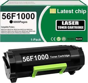 56F1000 Toner Cartridge Compatible for MS421 MS521 MS621 MS622 MS321 MX321 MX421 MX521 MX522 MX622 Printers1Pack 56F1000 Toner Cartridge Compatible for MS421 MS521 MS621 MS622 MS321 MX321 MX421 MX521 MX522 MX622 Printers1Pack