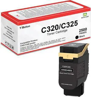 High Yield C320 C325 Black Toner Cartridge Replacement for Xerox 006R04823- Compatible with Xerox C325 C320 Printer High Yield C320 C325 Black Toner Cartridge Replacement for Xerox 006R04823- Compatible with Xerox C325 C320 Printer