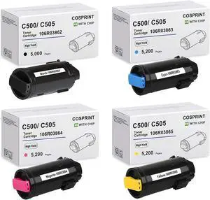 C500 C505 C500/C505 Toner Cartridges Compatible for Xerox VersaLink C500N C505N C505S C505X C505DN C500DN 106R03862 106R03863 106R03864 106R03865 Printer (1xBlack 1xCyan 1xMagenta 1xYellow) C500 C505 C500/C505 Toner Cartridges Compatible for Xerox VersaLink C500N C505N C505S C505X C505DN C500DN 106R03862 106R03863 106R03864 106R03865 Printer (1xBlack 1xCyan 1xMagenta 1xYellow)
