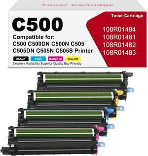 VersaLink C500/C505 Drum Cartridge 4-Pack High Yield Unit, Replacement for VersaLink C500 C505 C500N C500DT C500DN C505DN C505S C505X C505XL Printer VersaLink C500/C505 Drum Cartridge 4-Pack High Yield Unit, Replacement for VersaLink C500 C505 C500N C500DT C500DN C505DN C505S C505X C505XL Printer