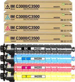 IMC3500 IMC3000 Toner Cartridges (with Chip) 842251 842252 842253 842254 IMC3500 IMC3000 Toner Cartridges (with Chip) 842251 842252 842253 842254