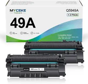 49A Toner Cartridge: 2 Pack High Yield 49A Black Cartridges Compatible for HP 49A Toner Cartridge Q5949A Work with 1160 1160Le 1320 1320n 1320nw 1320t 1320tn 3390 3392 Printer 49A Toner Cartridge: 2 Pack High Yield 49A Black Cartridges Compatible for HP 49A Toner Cartridge Q5949A Work with 1160 1160Le 1320 1320n 1320nw 1320t 1320tn 3390 3392 Printer