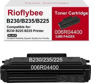 Compatible B230 Toner Cartridge, 1Pk Black (006R04400) 3K Pages Compatible B230 Toner Cartridge, 1Pk Black (006R04400) 3K Pages