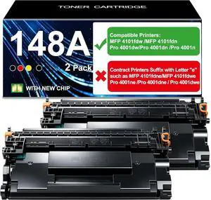 148A Toner Cartridges 2 Pk Compatible for 148 148A W1480A 148X 148A Toner Cartridges 2 Pk Compatible for 148 148A W1480A 148X