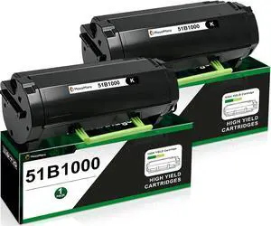 MasaiMara 51B1000 Compatible Toner Cartridges for Lexmark MS317 MS317dn MX317dn MS417 MS417dn MX417de MS517 MS517dn MX517de MS617 MS617dn MX617de Printers (Black, 2-Pack) MasaiMara 51B1000 Compatible Toner Cartridges for Lexmark MS317 MS317dn MX317dn MS417 MS417dn MX417de MS517 MS517dn MX517de MS617 MS617dn MX617de Printers (Black, 2-Pack)