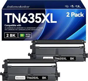 TN635 TN635XL Black Toner Cartridge TN-635XL 2 Black TN 635XL Toner Compatible for Brother HL-L8430CDW HL-L8430CDWT HL-L8570CDW MFC-L8730CDW MFC-L8930CDW MFC-L8970CDW EX575 Printer-2PK TN635 TN635XL Black Toner Cartridge TN-635XL 2 Black TN 635XL Toner Compatible for Brother HL-L8430CDW HL-L8430CDWT HL-L8570CDW MFC-L8730CDW MFC-L8930CDW MFC-L8970CDW EX575 Printer-2PK