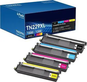 TN229XL Toner Cartridge MFC-L3780CDW Compatible for Brother TN229 XL4 Pack TN229XL Toner Cartridge MFC-L3780CDW Compatible for Brother TN229 XL4 Pack